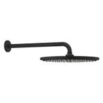 Casa si Gradina - Sanitare - Cazi si cabine de dus - Coloane si seturi de dus - Dus fix Grohe 26066KF0, Rainshower 310, pe perete, 310 mm, 1 functie, mat, negru - Infinity.ro