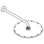 Casa si Gradina - Sanitare - Cazi si cabine de dus - Coloane si seturi de dus - Dus fix Grohe 26066KF0, Rainshower 310, pe perete, 310 mm, 1 functie, mat, negru - Infinity.ro
