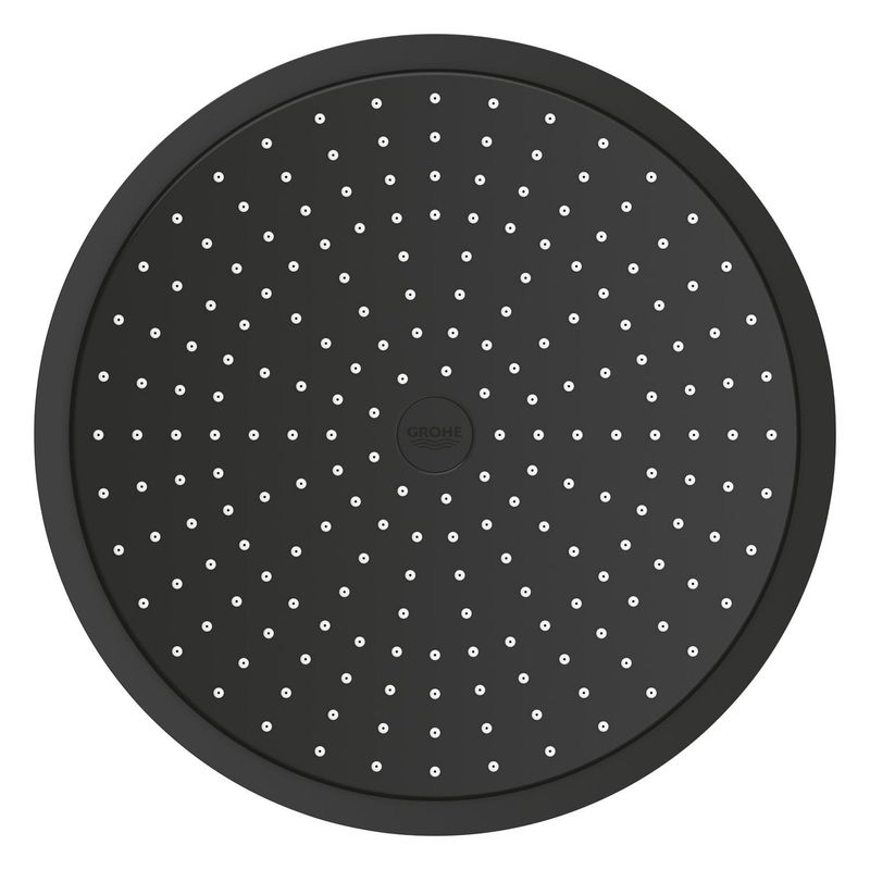 Casa si Gradina - Sanitare - Cazi si cabine de dus - Coloane si seturi de dus - Dus fix Grohe 26066KF0, Rainshower 310, pe perete, 310 mm, 1 functie, mat, negru - Infinity.ro