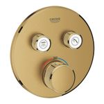 Casa si Gradina - Sanitare - Cazi si cabine de dus - Coloane si seturi de dus - Unitate control Grohe 29119GN0, Grohtherm Smartcontrol, 1/2'', 2 iesiri, termostat, incastrat - Infinity.ro