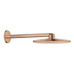 Casa si Gradina - Sanitare - Cazi si cabine de dus - Coloane si seturi de dus - Dus fix Grohe 26475DA0, SmartActive 310, pe perete, 310 mm, 2 functii, necesita valva, lucios, cupru - Infinity.ro