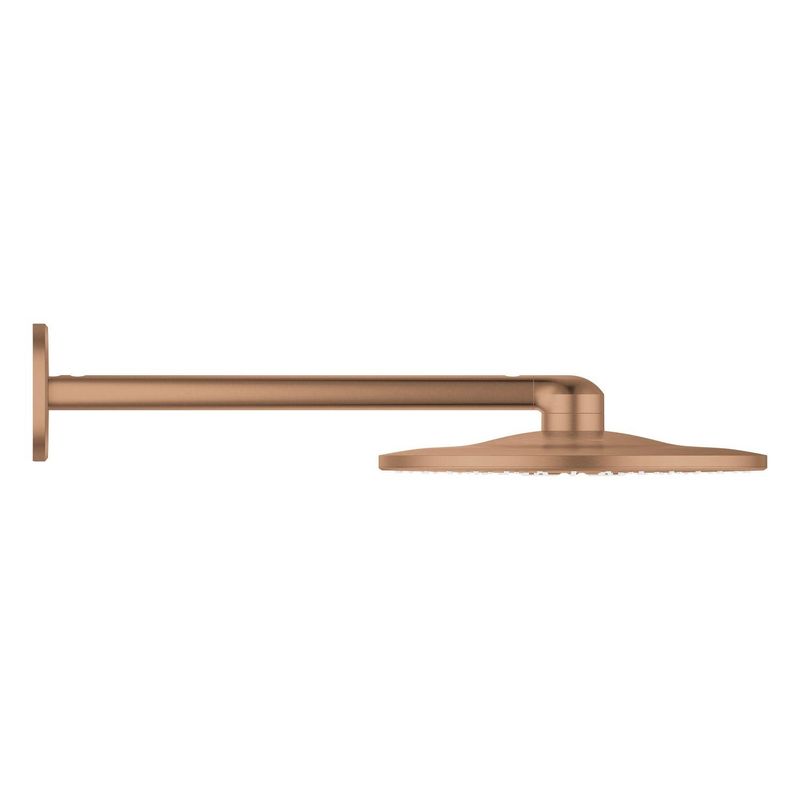Casa si Gradina - Sanitare - Cazi si cabine de dus - Coloane si seturi de dus - Dus fix Grohe 26475DL0, SmartActive 310, pe perete, 310 mm, 2 functii, necesita valva, mat, cupru - Infinity.ro