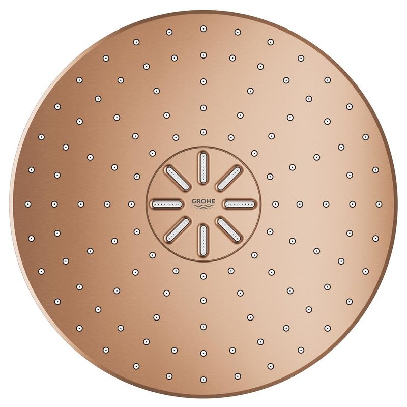 Casa si Gradina - Sanitare - Cazi si cabine de dus - Coloane si seturi de dus - Dus fix Grohe 26475DL0, SmartActive 310, pe perete, 310 mm, 2 functii, necesita valva, mat, cupru - Infinity.ro