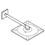 Casa si Gradina - Sanitare - Cazi si cabine de dus - Coloane si seturi de dus - Dus fix Grohe 26479AL0, Rainshower 310 Cube, pe perete, 2 functii, 310 mm, necesita valva, mat, grafit - Infinity.ro