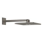 Casa si Gradina - Sanitare - Cazi si cabine de dus - Coloane si seturi de dus - Dus fix Grohe 26479AL0, Rainshower 310 Cube, pe perete, 2 functii, 310 mm, necesita valva, mat, grafit - Infinity.ro