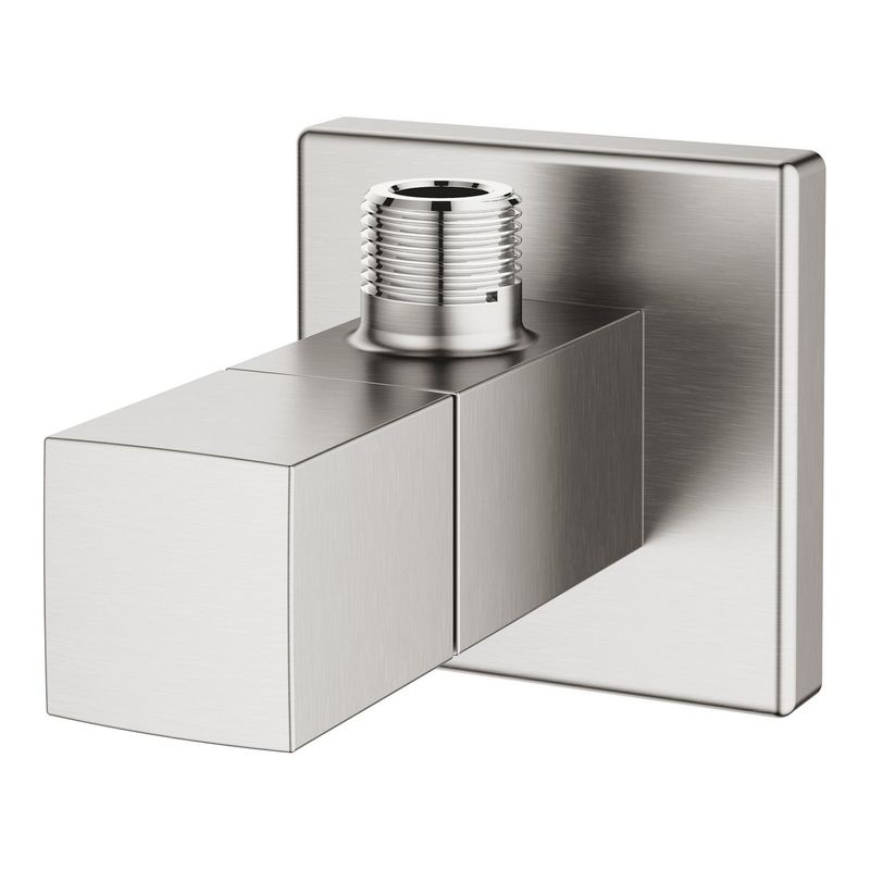 Casa si Gradina - Sanitare - Instalatii hidro - Robineti - Robinet coltar Grohe 22012DC0, 1/2'' x 3/8'', metal, mat, otel satinat - Infinity.ro