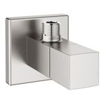 Casa si Gradina - Sanitare - Instalatii hidro - Robineti - Robinet coltar Grohe 22012DC0, 1/2'' x 3/8'', metal, mat, otel satinat - Infinity.ro