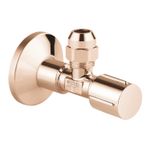 Casa si Gradina - Sanitare - Instalatii hidro - Robineti - Robinet cu ventil de colt Grohe 22037DA0, 1/2'', 3/8'', lucios, cupru - Infinity.ro