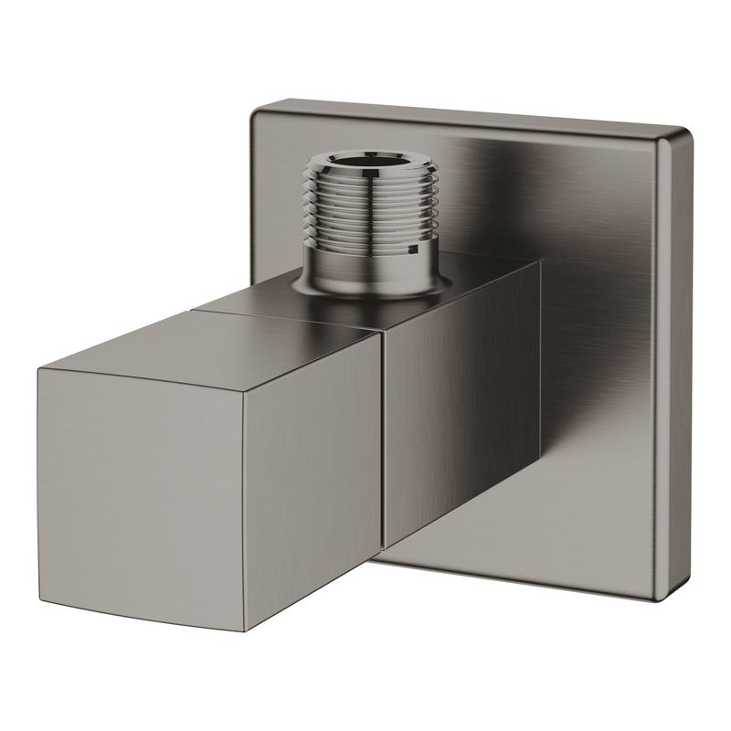 Casa si Gradina - Sanitare - Instalatii hidro - Robineti - Robinet cu ventil Grohe 22012AL0, Eurocube, 1/2'' x 3/8'', fara marcaj, mat, grafit - Infinity.ro