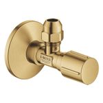Casa si Gradina - Sanitare - Instalatii hidro - Robineti - Robinet cu ventil de colt Grohe 22037GN0, 1/2'', 3/8'', mat, auriu - Infinity.ro