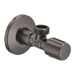 Casa si Gradina - Sanitare - Instalatii hidro - Robineti - Robinet coltar Grohe 22041A00, 1/2'' x 1/2'', neutru, lucios, grafit - Infinity.ro