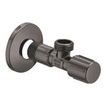 Casa si Gradina - Sanitare - Instalatii hidro - Robineti - Robinet coltar Grohe 22041A00, 1/2'' x 1/2'', neutru, lucios, grafit - Infinity.ro