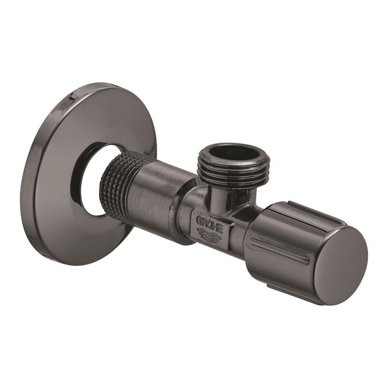 Casa si Gradina - Sanitare - Instalatii hidro - Robineti - Robinet coltar Grohe 22041A00, 1/2'' x 1/2'', neutru, lucios, grafit - Infinity.ro