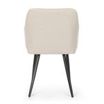Casa si Gradina - Mobilier - Scaune si fotolii - Scaune - Set 2 scaune dining tapitate cu velur Luxano, cusaturi patrate, 54x58x82 cm, bej - Infinity.ro