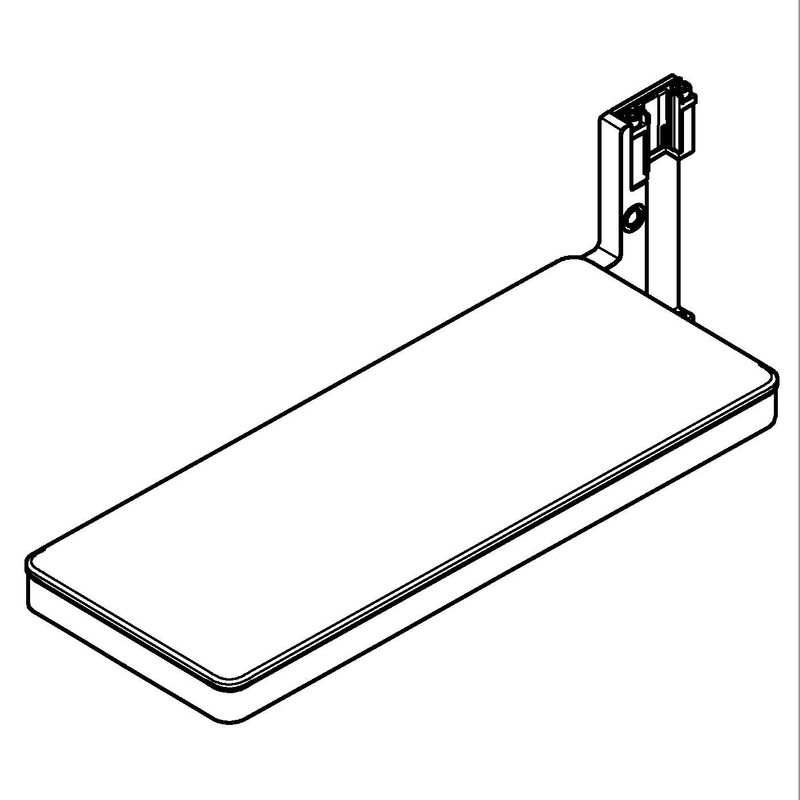 Casa si Gradina - Sanitare - Cazi si cabine de dus - Accesorii cada - Raft sistem dus Grohe 101677DA00, SPA Aqua Pure, 231 x 91 mm, metal/acril, lucios, cupru - Infinity.ro