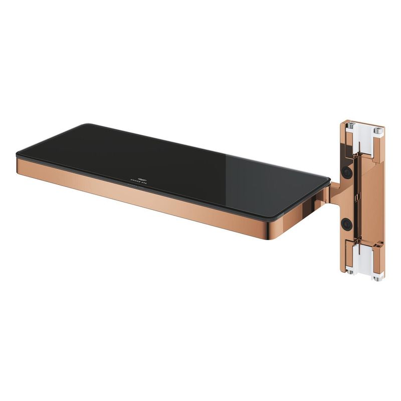 Casa si Gradina - Sanitare - Cazi si cabine de dus - Accesorii cada - Raft sistem dus Grohe 101677DA00, SPA Aqua Pure, 231 x 91 mm, metal/acril, lucios, cupru - Infinity.ro