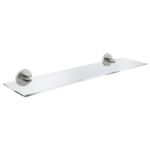 Casa si Gradina - Sanitare - Cazi si cabine de dus - Accesorii cada - Raft Grohe 41202DC0, Start, pe perete, 530 x 145 mm, sticla, mat, otel satinat - Infinity.ro