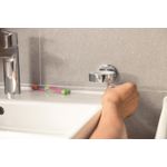 Casa si Gradina - Sanitare - Cazi si cabine de dus - Accesorii cada - Raft Grohe 41202DC0, Start, pe perete, 530 x 145 mm, sticla, mat, otel satinat - Infinity.ro