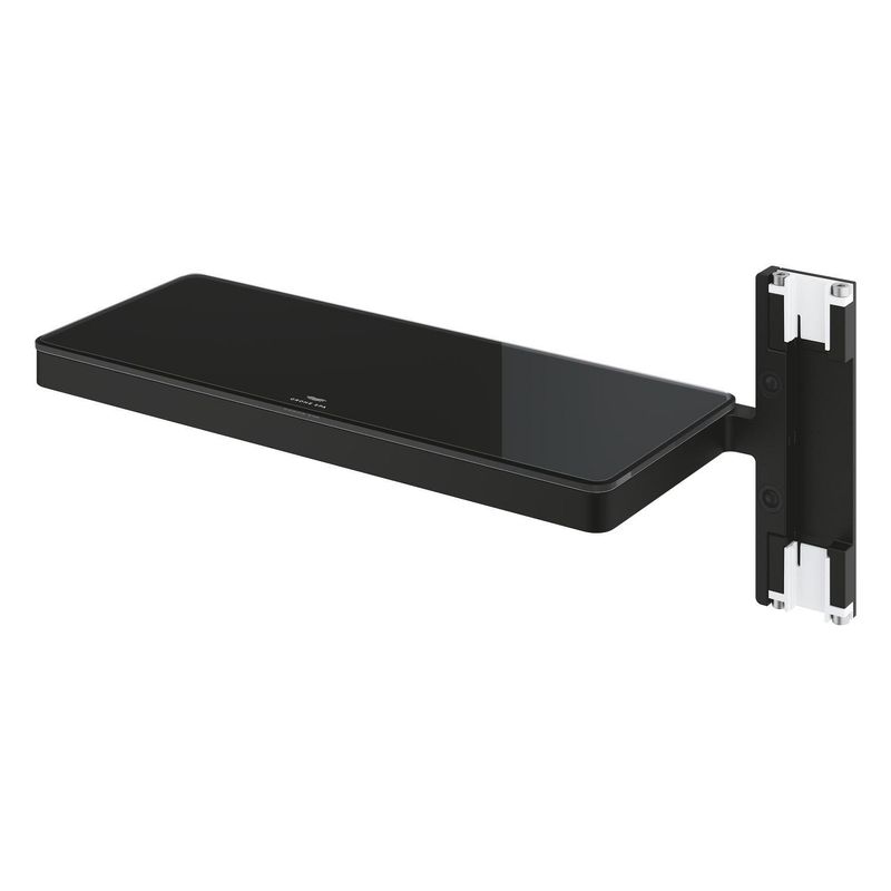 Casa si Gradina - Sanitare - Cazi si cabine de dus - Accesorii cada - Raft sistem dus Grohe 101677KF00, SPA Aqua Pure, 231 x 91 mm, metal/acril, mat, negru - Infinity.ro