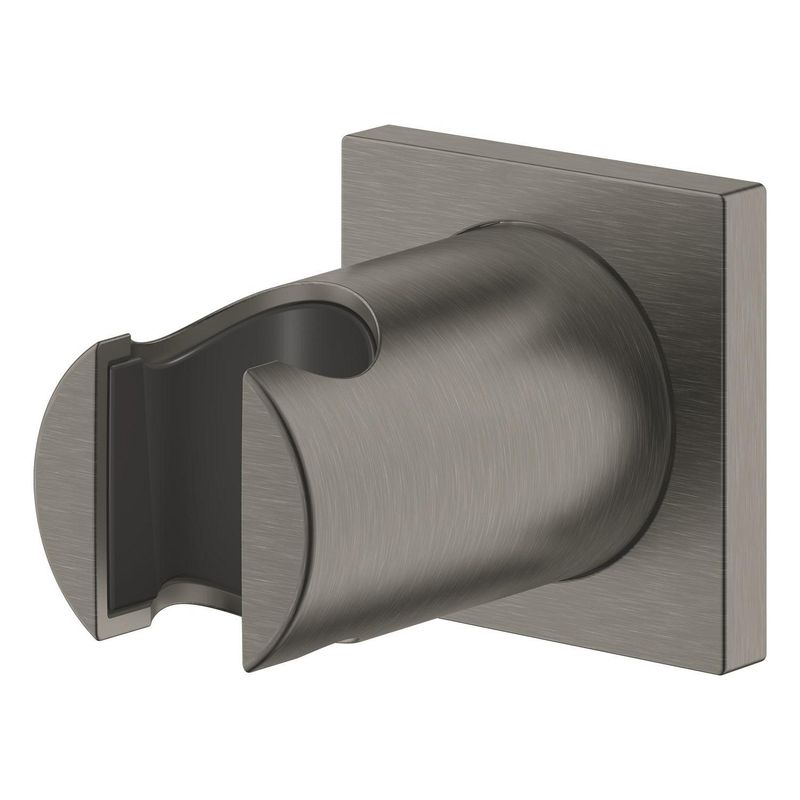Casa si Gradina - Sanitare - Suporturi si accesorii baie - Suporturi baie - Suport para dus Grohe 27075AL0, Rainshower, pe perete, universal, mat, grafit - Infinity.ro