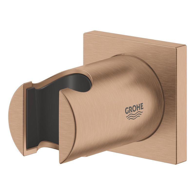Casa si Gradina - Sanitare - Suporturi si accesorii baie - Suporturi baie - Suport para dus Grohe 27075DL0, Rainshower, pe perete, universal, mat, cupru - Infinity.ro