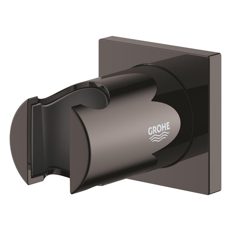 Casa si Gradina - Sanitare - Suporturi si accesorii baie - Suporturi baie - Suport para dus Grohe 27075A00, Rainshower, pe perete, universal, lucios, grafit - Infinity.ro