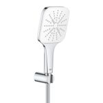 Casa si Gradina - Sanitare - Cazi si cabine de dus - Coloane si seturi de dus - Para de dus Grohe 26589LS0, SmartActive, 130 mm, 3 functii, suport/furtun, crom - Infinity.ro