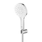 Casa si Gradina - Sanitare - Cazi si cabine de dus - Coloane si seturi de dus - Para de dus Grohe 26581LS0, SmartActive, 130 mm, 3 functii, suport/furtun, crom - Infinity.ro
