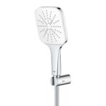 Casa si Gradina - Sanitare - Cazi si cabine de dus - Coloane si seturi de dus - Para de dus Grohe 26589LS0, SmartActive, 130 mm, 3 functii, suport/furtun, crom - Infinity.ro