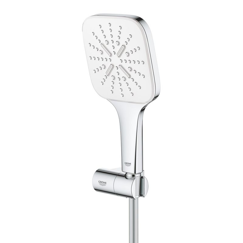 Casa si Gradina - Sanitare - Cazi si cabine de dus - Coloane si seturi de dus - Set para dus Grohe 26588LS0, SmartActive 130, suport, 130 mm, 3 functii, crom - Infinity.ro