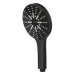 Casa si Gradina - Sanitare - Cazi si cabine de dus - Coloane si seturi de dus - Para de dus Grohe 101676KF00, SPA AQUA, 130 mm, 3 functii, ABS/acril, mat, negru - Infinity.ro