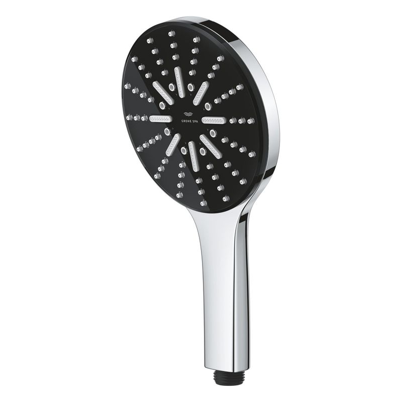 Casa si Gradina - Sanitare - Cazi si cabine de dus - Coloane si seturi de dus - Para de dus Grohe 101676KI00, SPA AQUA, 130 mm, 3 functii, ABS/acril, lucios, crom - Infinity.ro
