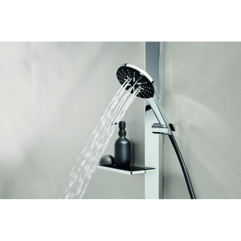 Casa si Gradina - Sanitare - Cazi si cabine de dus - Coloane si seturi de dus - Para de dus Grohe 101676KI00, SPA AQUA, 130 mm, 3 functii, ABS/acril, lucios, crom - Infinity.ro