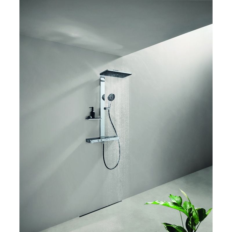 Casa si Gradina - Sanitare - Cazi si cabine de dus - Coloane si seturi de dus - Para de dus Grohe 101676KI00, SPA AQUA, 130 mm, 3 functii, ABS/acril, lucios, crom - Infinity.ro