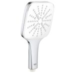 Casa si Gradina - Sanitare - Cazi si cabine de dus - Coloane si seturi de dus - Para de dus Grohe 26551LS0, Rainshower SmartActive Cube 130, universala, 3 functii, crom/alb - Infinity.ro