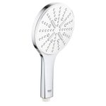 Casa si Gradina - Sanitare - Cazi si cabine de dus - Coloane si seturi de dus - Para de dus Grohe 26544LS0, Rainshower SmartActive 130, 1/2'', universala, 3 pulverizari, anti-calcar, crom/alb - Infinity.ro