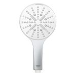 Casa si Gradina - Sanitare - Cazi si cabine de dus - Coloane si seturi de dus - Para de dus Grohe 26544LS0, Rainshower SmartActive 130, 1/2'', universala, 3 pulverizari, anti-calcar, crom/alb - Infinity.ro