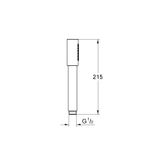 Casa si Gradina - Sanitare - Cazi si cabine de dus - Coloane si seturi de dus - Para de dus Grohe 26866DA0, SPA Aqua, 1 functie metal, lucios, cupru - Infinity.ro