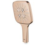 Casa si Gradina - Sanitare - Cazi si cabine de dus - Coloane si seturi de dus - Para de dus Grohe 26582DL0, SmartActive Cube 130, 1/2'', 3 functii, mat, cupru - Infinity.ro