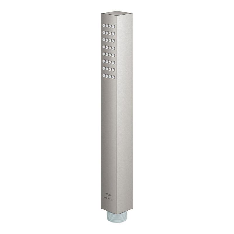Casa si Gradina - Sanitare - Cazi si cabine de dus - Coloane si seturi de dus - Para de dus Grohe 26885DC0, SPA AQUA Cube, 1 functie, metal, mat, otel satinat - Infinity.ro