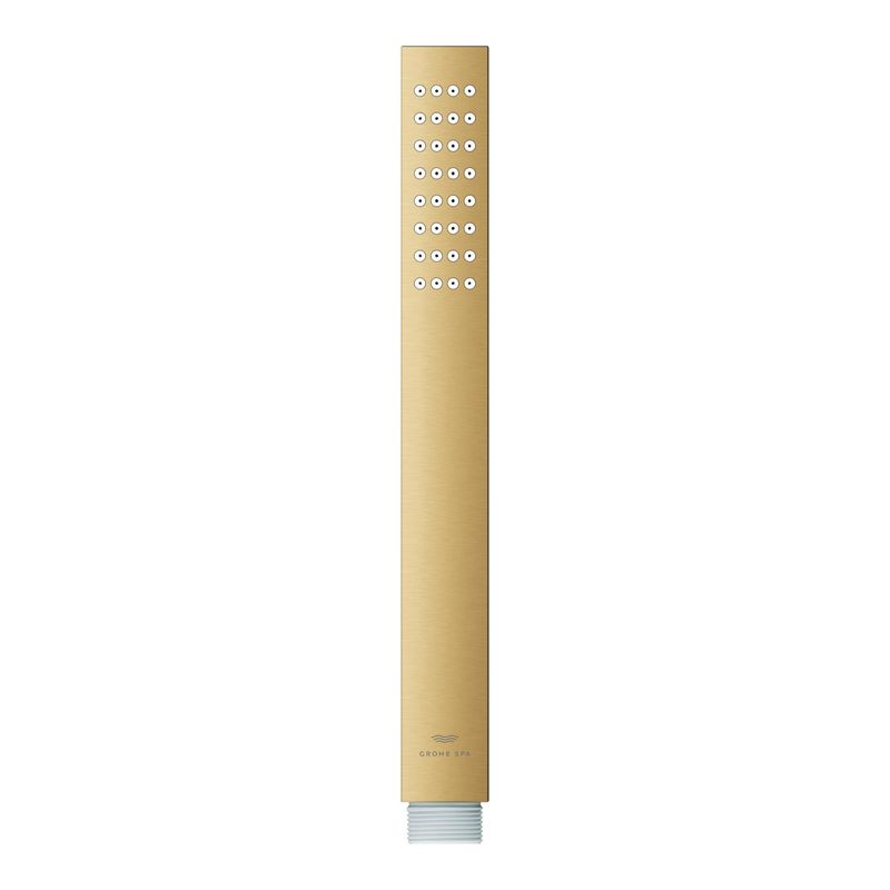 Casa si Gradina - Sanitare - Cazi si cabine de dus - Coloane si seturi de dus - Para de dus Grohe 26885GN0, SPA AQUA Cube, 1 functie, metal, mat, auriu - Infinity.ro