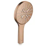 Casa si Gradina - Sanitare - Cazi si cabine de dus - Coloane si seturi de dus - Para de dus Grohe 26574DL0, Rainshower SmartActive 130, 1/2'', 3 funcii, mat, cupru - Infinity.ro