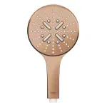 Casa si Gradina - Sanitare - Cazi si cabine de dus - Coloane si seturi de dus - Para de dus Grohe 26574DL0, Rainshower SmartActive 130, 1/2'', 3 funcii, mat, cupru - Infinity.ro