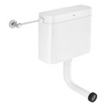 Casa si Gradina - Sanitare - Obiecte sanitare - Accesorii vase de toaleta - Rezervor WC podea Grohe 37355SH0, pe perete, universal, valva, plastic, alb - Infinity.ro