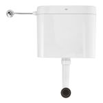 Casa si Gradina - Sanitare - Obiecte sanitare - Accesorii vase de toaleta - Rezervor WC podea Grohe 37355SH0, pe perete, universal, valva, plastic, alb - Infinity.ro