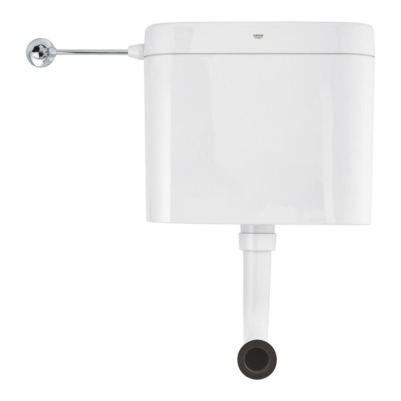 Casa si Gradina - Sanitare - Obiecte sanitare - Accesorii vase de toaleta - Rezervor WC podea Grohe 37355SH0, pe perete, universal, valva, plastic, alb - Infinity.ro