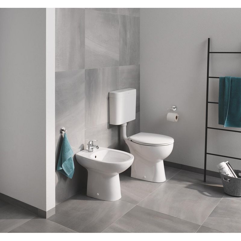 Casa si Gradina - Sanitare - Obiecte sanitare - Accesorii vase de toaleta - Rezervor WC podea Grohe 37355SH0, pe perete, universal, valva, plastic, alb - Infinity.ro