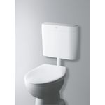 Casa si Gradina - Sanitare - Obiecte sanitare - Accesorii vase de toaleta - Rezervor WC podea Grohe 37355SH0, pe perete, universal, valva, plastic, alb - Infinity.ro