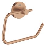 Casa si Gradina - Sanitare - Suporturi si accesorii baie - Suporturi baie - Suport hartie igienica Grohe 40689DL1, Essentials, 1 rola, fixare ascunsa, mat, cupru - Infinity.ro