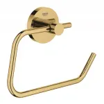Casa si Gradina - Sanitare - Suporturi si accesorii baie - Suporturi baie - Suport hartie igienica Grohe 40689GL1, Essentials, 1 rola, fixare ascunsa, lucios, auriu - Infinity.ro